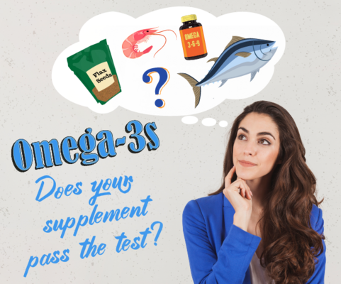 woman questioning if her Omega-3 supplement is good
