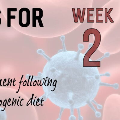 Week : ketosis and protein