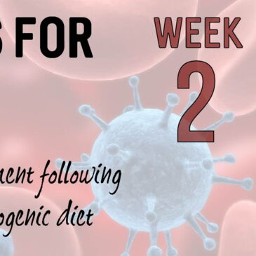Week : ketosis and protein